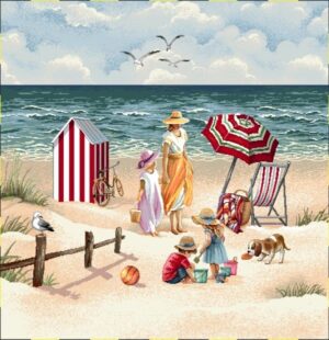 Colecția Sea - Pernă decorativă - Jacquard Sea shore