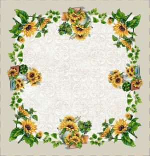Față de masă - Jacquard Floarea-soarelui 01