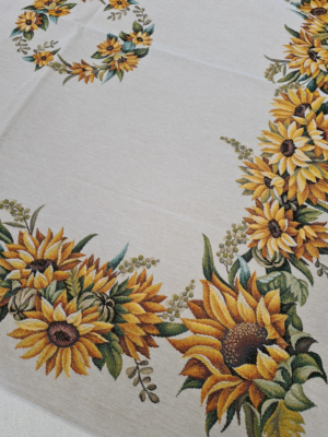 Față de masă - Jacquard Floarea-soarelui 02