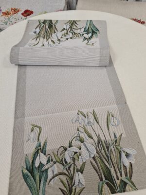 Fulgi de zăpadă Jacquard - Traversă/Servete de masă