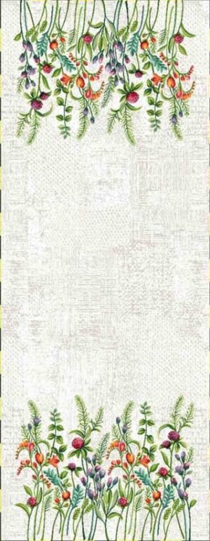 Grădina de vară Jacquard - Traversă/Servete de masă
