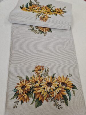 Jacquard Floarea-soarelui 02 - Traversă/Servete de masă