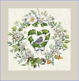 Jacquard Heart - Pernă decorativă