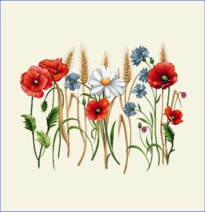 Jacquard Spring flowers - Pernă decorativă
