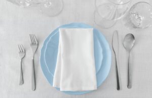 Șervețele textile 40/40 - 100% bumbac - 000 BLANCO