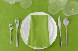 Șervețele textile 40/40 - 100% bumbac - 505 KIWI