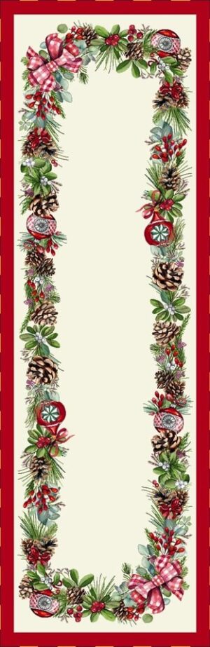Ghirlande de Crăciun deuce- Colecția de Crăciun Jacquard